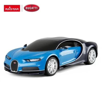 1/24 Rastar Bugatti Chiron RC Car Blue - Image 1 of 3