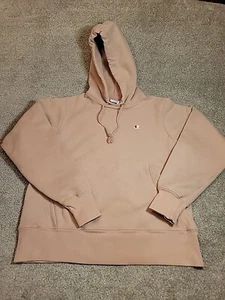 Womens Champion Hoodie Reverse Weave SMALL Spiced Almond Pink Sweatshirt Salmon - Picture 1 of 17