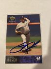 2004 (BREWERS) Upper Deck Glossy #155 Glendon Rusch Autographed