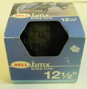 Neumático de bicicleta Bell BMX 12 1/2 Nuevo en embalaje minorista Bell BMX neumático de repuesto - Imagen 1 de 7
