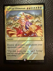 Mtg FIC Final Fantasy — Ruinous Ultimatum —NM SURGE FOIL - Picture 1 of 1
