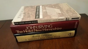 Great Lot of 3 John Irving 1st/1st books , 2 hardcover & 1 softcover 1 signed??? - Picture 1 of 7