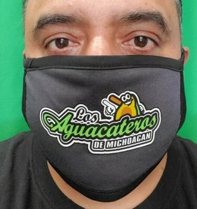 Los Aguacateros Mund-Nasenbedeckung Gesichtsmaske dreilagiger Schutz - Bild 1 von 3