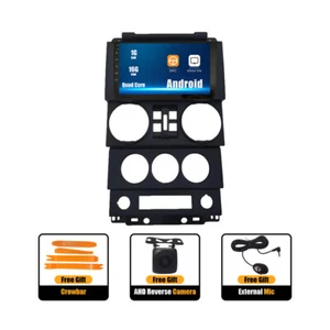 Android Car Stereo 4Door for Jeep Wrangler 2008-2010 GPS Navigation Radio Player - Foto 1 di 13