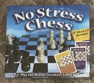No Stress Chess Board Game It Really Works! Play Instantly Brand New Sealed Box - Picture 1 of 3