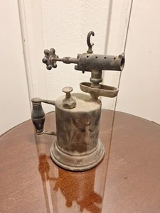 VTG 1930's Brass USA Mechanics Gas Blow Torch - Picture 1 of 14