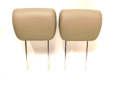 2 reposacabezas Hyundai Santa Fe Sport BEIGE 2017 2018 SEGUNDA FILA cuero trasero bronceado Foto 1 de 4