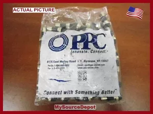 50- EX6XLWSPLUS,AQUATIGHT COMPRESSION RG6, CONNECTORS,CATV,SATV, NEW IN PACKAGE - Picture 1 of 3