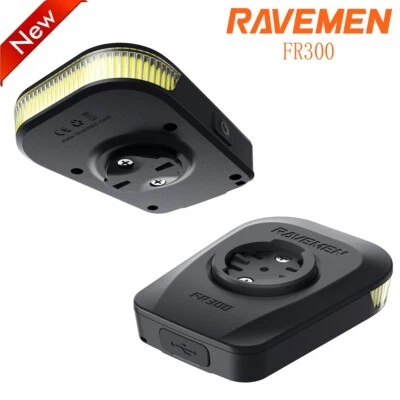 Ravemen FR300 Bici Faro Luce Anteriore per Garmin Bicicletta 1200mAH 300 Lumens - Immagine 1 di 4