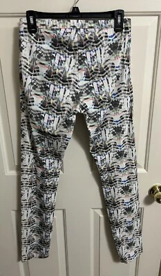 Pantalones de sarga Theyskens' Theory estampados geométricos mezcla de algodón talla 6 Foto 1 de 4