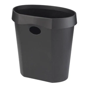 Avery Waste Bin Plastic Oval 18 Litre Black - Afbeelding 1 van 3