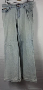 Duck Head Jeans Womens 16 Average Light Wash Straight Leg Denim Stretch - Picture 1 of 5