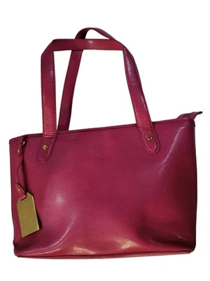 Cartera de Mano Ralph Lauren Rosa Caliente  Foto 1 de 4