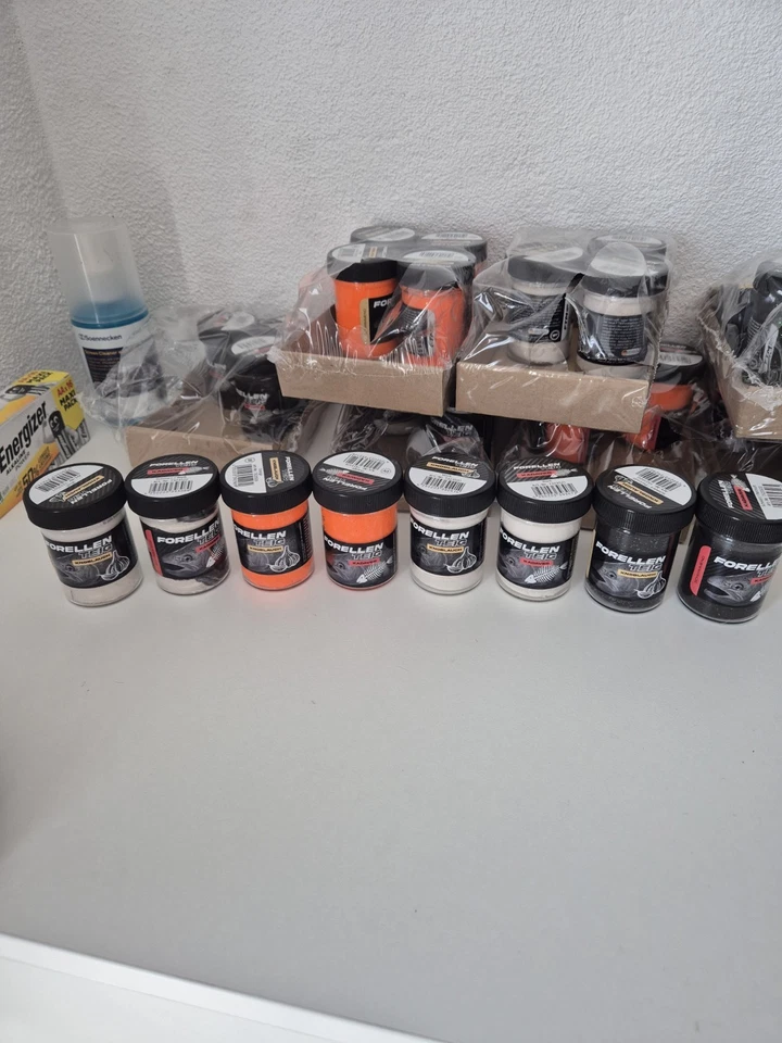 Angeln Forellen Teig Schwimmend 7er set Neu und verschweiß FTM - Bild 1 von 4