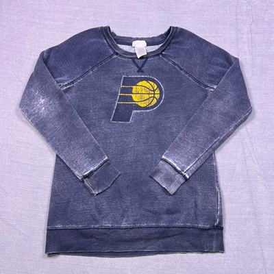 Indiana Pacers NBA Distressed Graphic Sweatshirt Women's Medium - Image 1 of 4