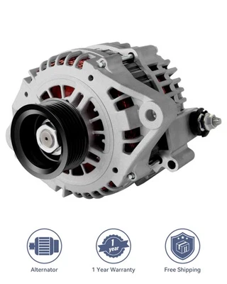 Alternador de 80 amperios apto para Nissan Sentra XE 2002 2003-2006 sedán L4 1,8 L 334-1463 Foto 1 de 4