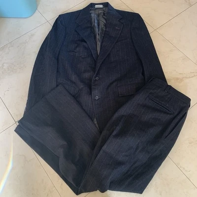 Polo Ralph Lauren Mens Suit Jacket & Pants Sport Coat 2 Pc Size 42R Wool Sz 42 - Image 1 of 4