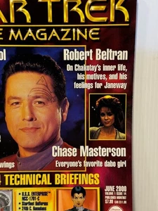 Star Trek The Magazine #14 June 2000 featuring Robert Beltran CHAKOTAY Official - Bild 1 von 5