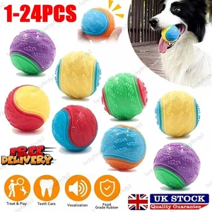 Scooby-Doo Durable Squeaky Dog Balls for teeth Cleaning Interactive Supplies UK - Picture 1 of 10