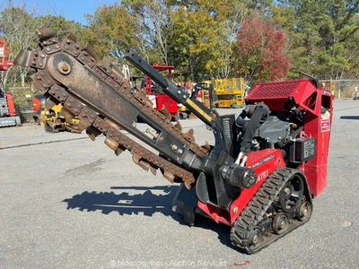 2023 Toro TRX-250 48 英寸自推进步行在轨道 Trencher Auger bidadoo 后面 — 第 1/4 张图片