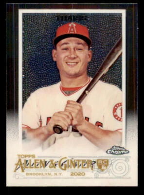 2020 Topps Allen and Ginter Chrome #197 Matt Thaiss RC - Image 1 of 2