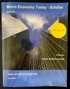 Micro Economy Today Schiller Econ 201 CS Fullerton Edition PB 2016 - Bild 1 von 5