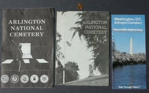 1971-89 Era Virginia Arlington National Cemetery Civil War 3 THREE brochure set- - Picture 1 of 1