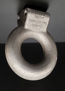 NEW Raw Forged Adjustable 3" Pintle Eye Hitch Tow Eye 25,000 lb - Picture 1 of 8