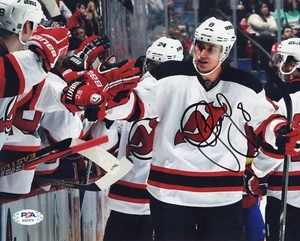 Dainius Zubrus autographed signed 8x10 photo NHL New Jersey Devils PSA COA - Picture 1 of 1