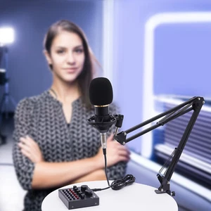 V8 Live Soundkarte Audio Interface Mixer Voice Changer Broadcast Live Soundkarte - Afbeelding 1 van 23