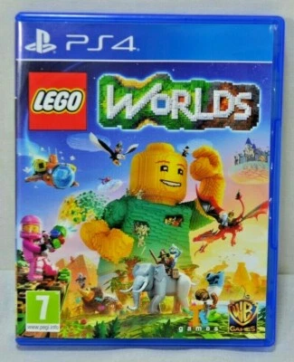 Playstation 4-LEGO WORLDS (UK IMPORT) Complete  - Image 1 of 3