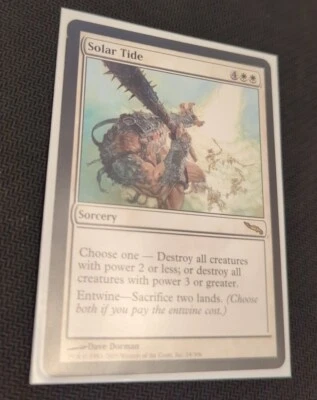 Solar Tide rare- Mirrodin MTG 024/306 LP-MP - Image 1 of 2