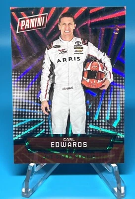 2016 Panini National Convention Hyperplaid /99 Carl Edwards #40 Holo Nm-Mt - Image 1 of 3