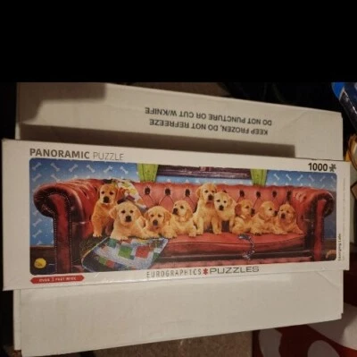 Eurographics Lounging Labs Panoramic Puzzle 1000 Pieces Over 3 Feet Long [NEW] - Image 1 of 4