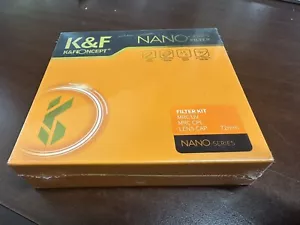 K&F Concept 72mm Nano-X MCUV CPL Filter Kit with Metal Caps HD Multi-Coated - Picture 1 of 4