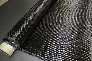 MADE IN EU - Aero Carbon fiber cloth twill carbon fabric 30x20cm 400g/m² 11oz/yd - Picture 1 of 5