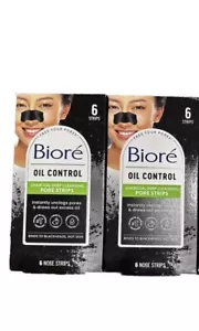 2er Pack Biore Charcoal Tiefenreinigung Poren 12 Streifen - Bild 1 von 3
