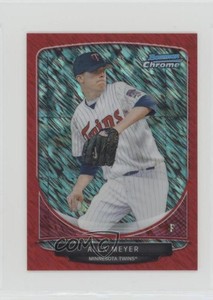 2013 Bowman Cream of the Crop Chrome Mini Refractor Red Wave /5 Alex Meyer