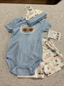 Duck Duck Goose Baby Boys' 3-Piece Shorts Set Outfit 6-9 Mths NWT - Picture 1 of 8