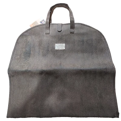 Дорожная сумка для одежды Joy Mangano JM New York коричневая складная с карманами на молнии - Изображение 1 из 4