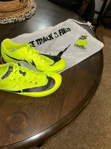 Men's 9 W Nike Zoom Rival Sprint Track & Field Spikes Volt Mint Foam DC8753-700 - Picture 1 of 6