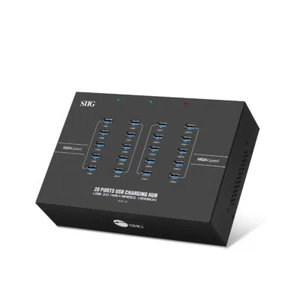 SIIG 20-Port Industrial USB 3.0 Hub with Charging - 20 USB Ports - Mac, PC - Picture 1 of 8