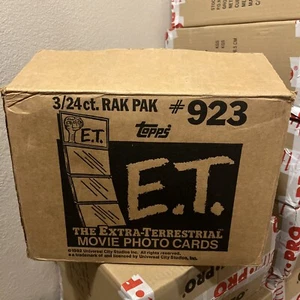 Topps E.T. 1982 Estuche Rack 3-Caja Estuche 72 Paquetes Estuche Abierto ¡Raro! - Imagen 1 de 5