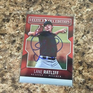 Lane Ratliff Signed 2014 Panini Elite Extra Edition Auto Seattle Mariners