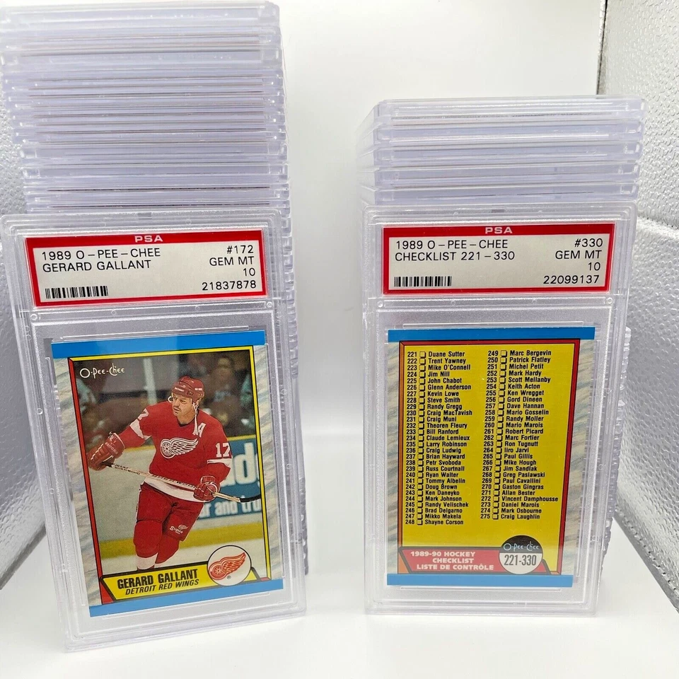 1989-90 O-Pee-Chee Hockey *U Pick List* - All PSA GEM MT (10)  Lots of low pop - Image 1 of 1
