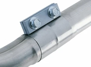 Borla 3" T-304 Stainless Steel Dynaflex Tru-Seal Flat Style Band Clamp 18006 - Foto 1 di 2