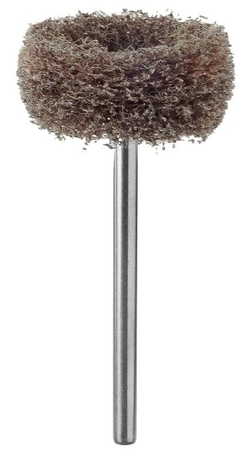 Hatho Scotch Brite™ Mounted Polishing Wheel, Coarse 1" (25mm), 12-pack 1670091