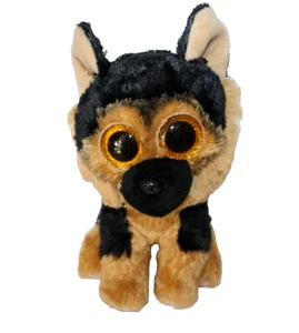 Ty Silk Beanie Boos Spirit Negro y Tostado Pastor Alemán Perro Cachorro 6" Juguete de Peluche - Imagen 1 de 4