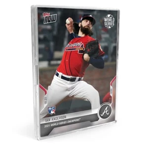 *ERROR BACK VARIATION* Atlanta Braves TOPPS NOW 2021 World Series Champions Set - Picture 1 of 2