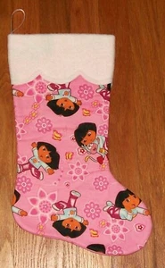 NEU Unikat Handarbeit Unikat Weihnachtsstrumpf Dora the Explorer - Bild 1 von 3